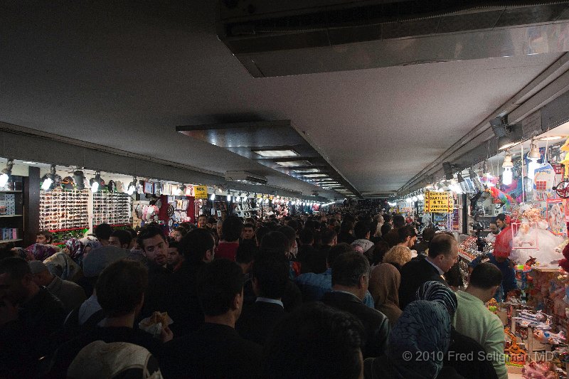 20100403_170610 D3.jpg - Crushing crowds in underpass, Eminonu.  Yet many people found the where-with-all to shop